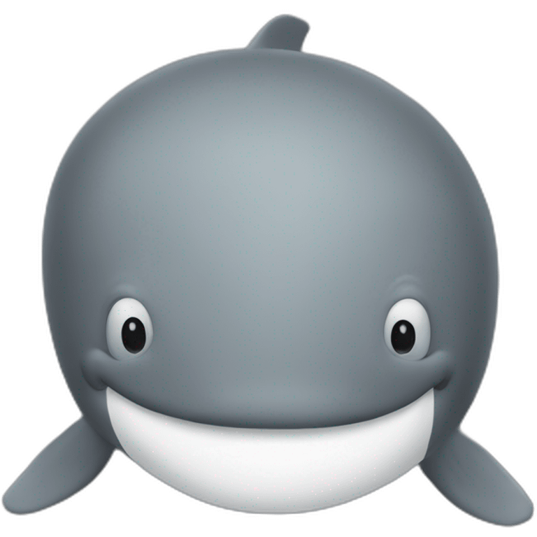 Baleine kawai emoji