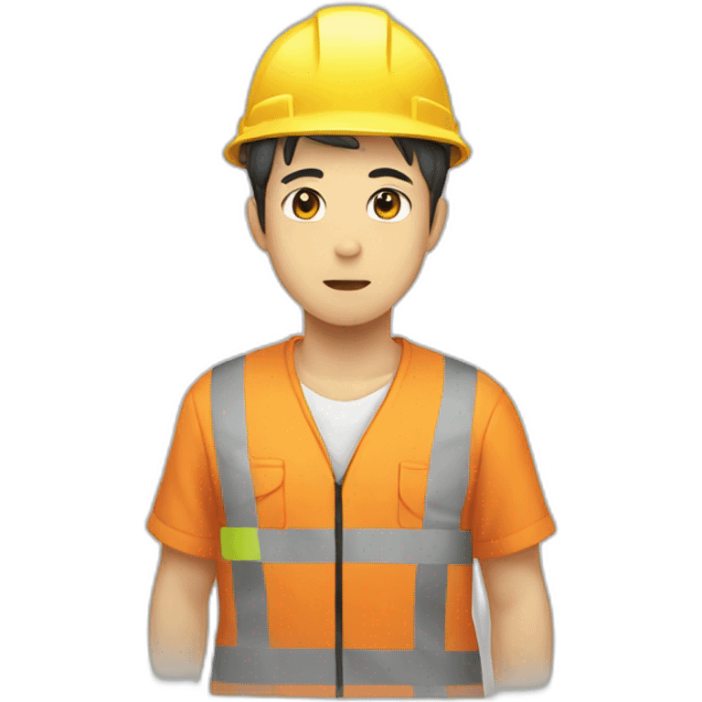 Road worker anime emoji