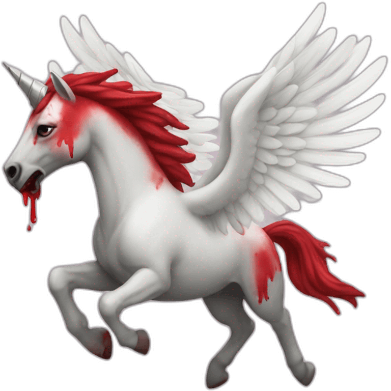 bleeding pegasus emoji