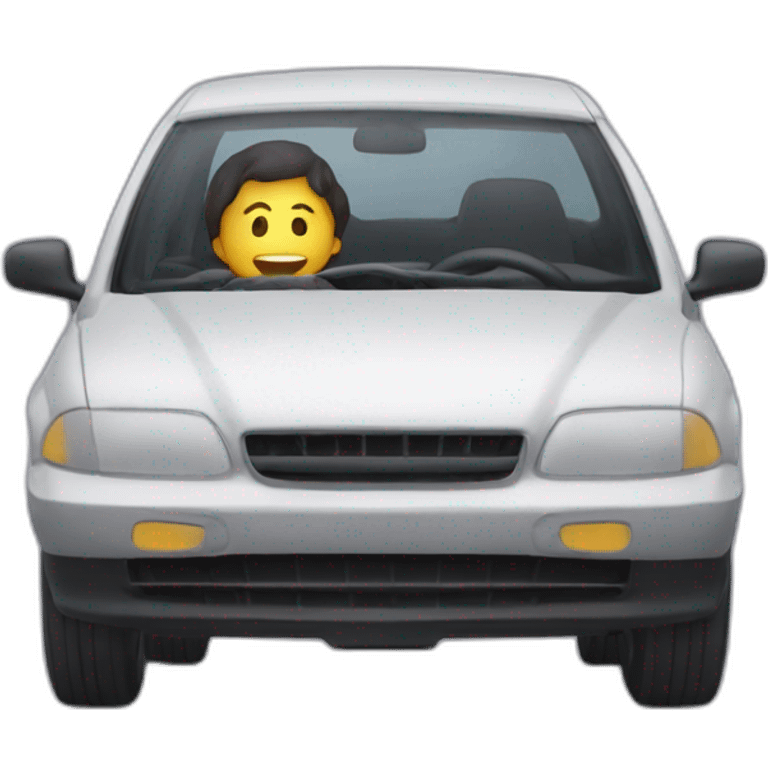 persona lavando el coche  emoji