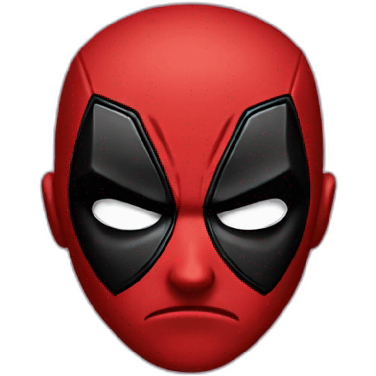 Deadpool crying emoji