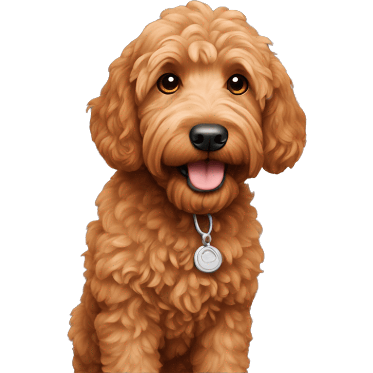 Red Goldendoodle emoji