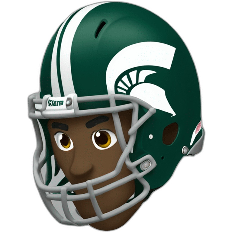 michigan state football emoji