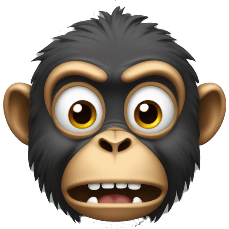 Angry monkey emoji