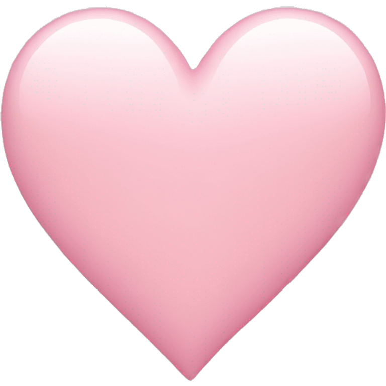 light pink heart emoji