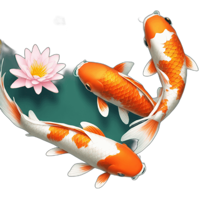 koi pond emoji