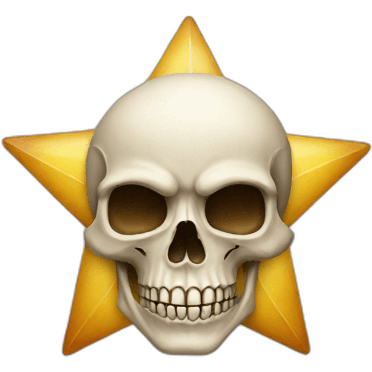 A star Skull emoji