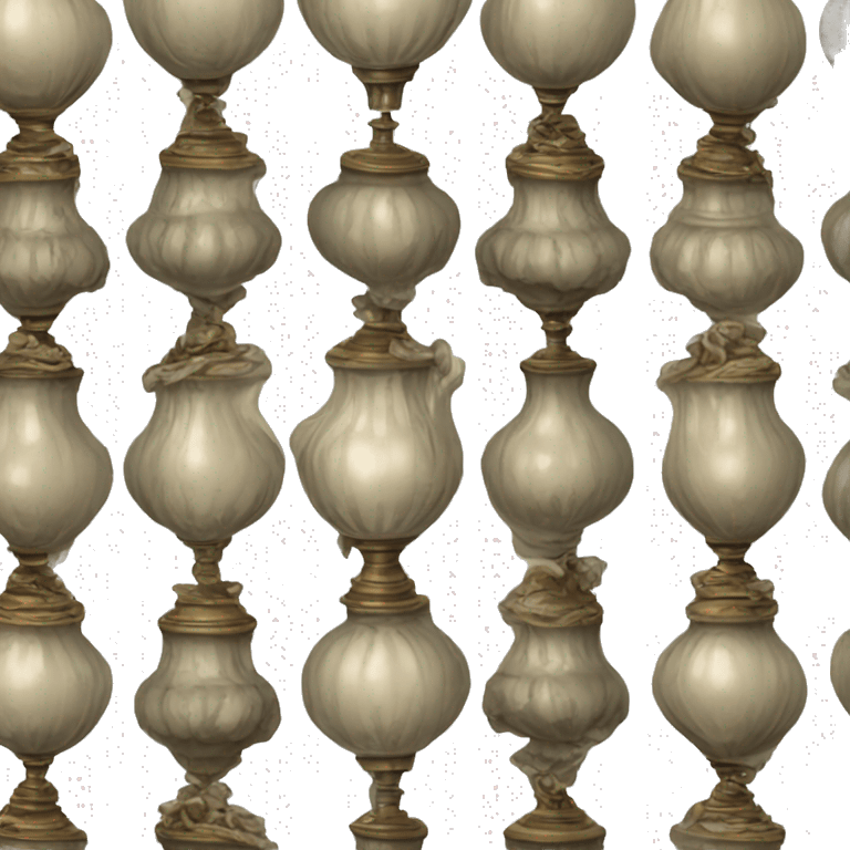 Vintage rococo lamp emoji