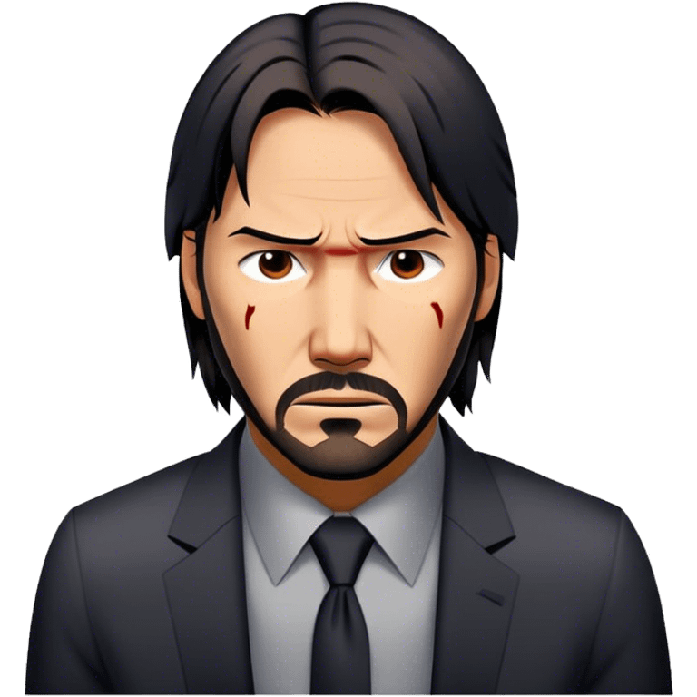 john wick in distraught and tired  emoji