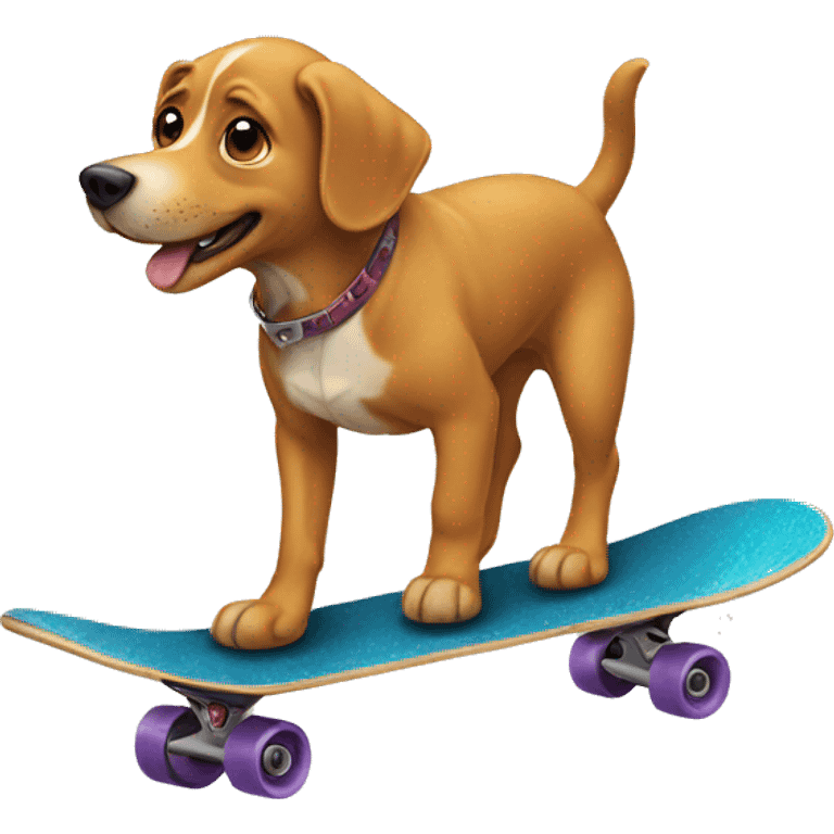 dog on a skateboard  emoji