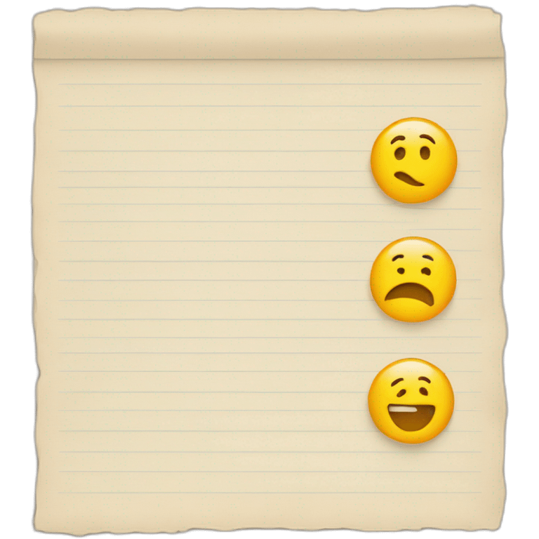 paper list emoji