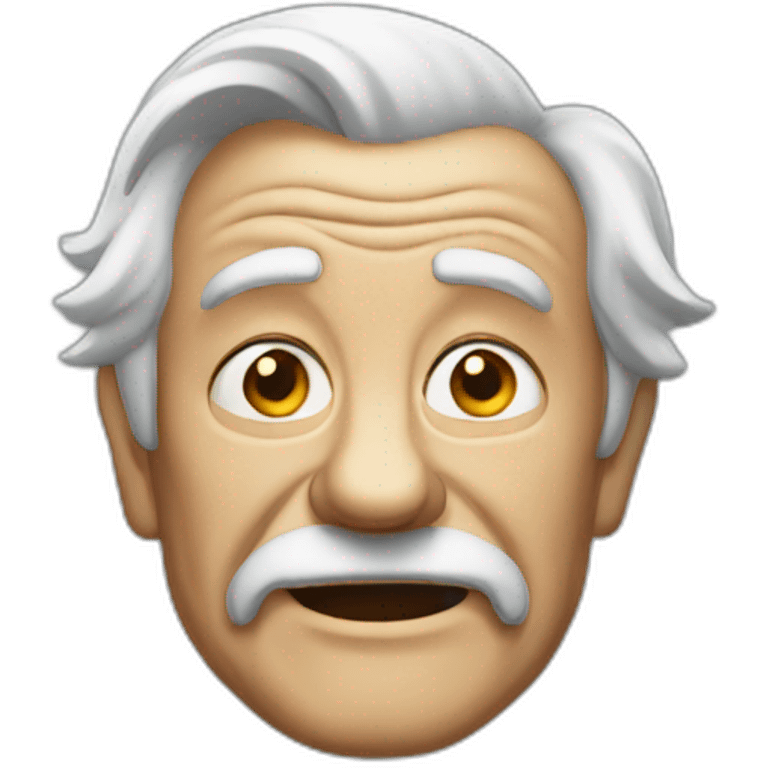 Old man crancky back emoji