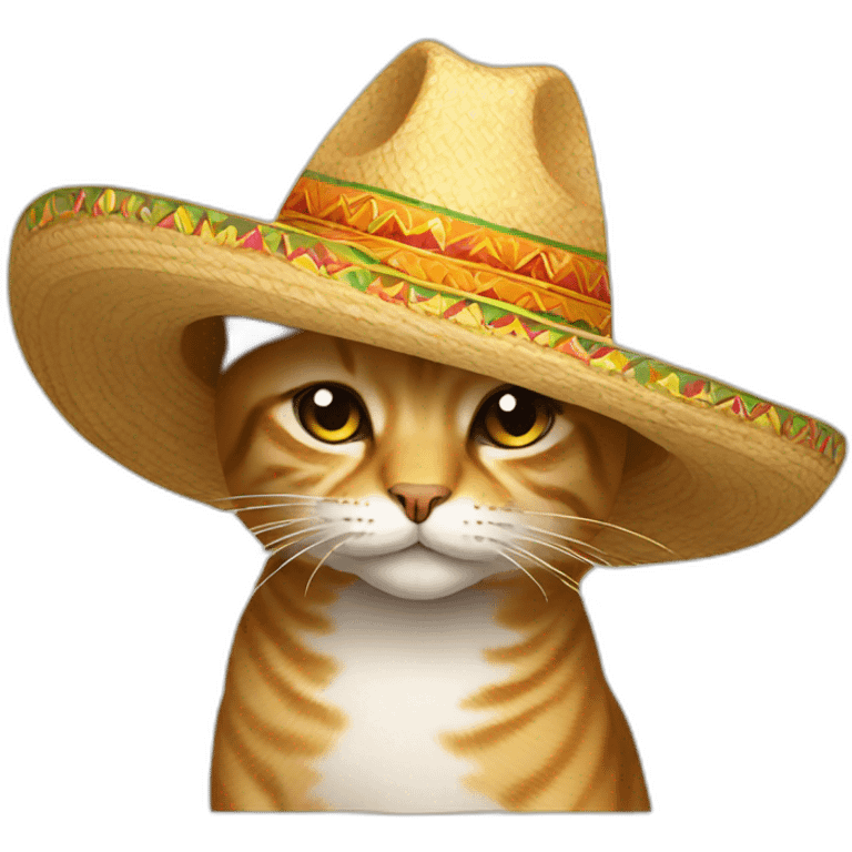 cat with sombrero emoji