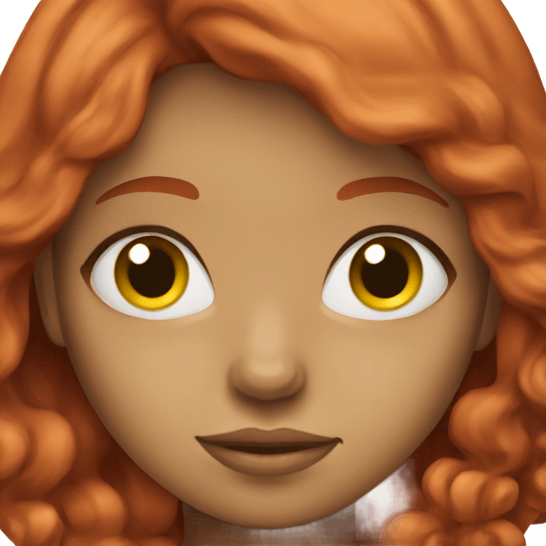 Red haired girl  emoji