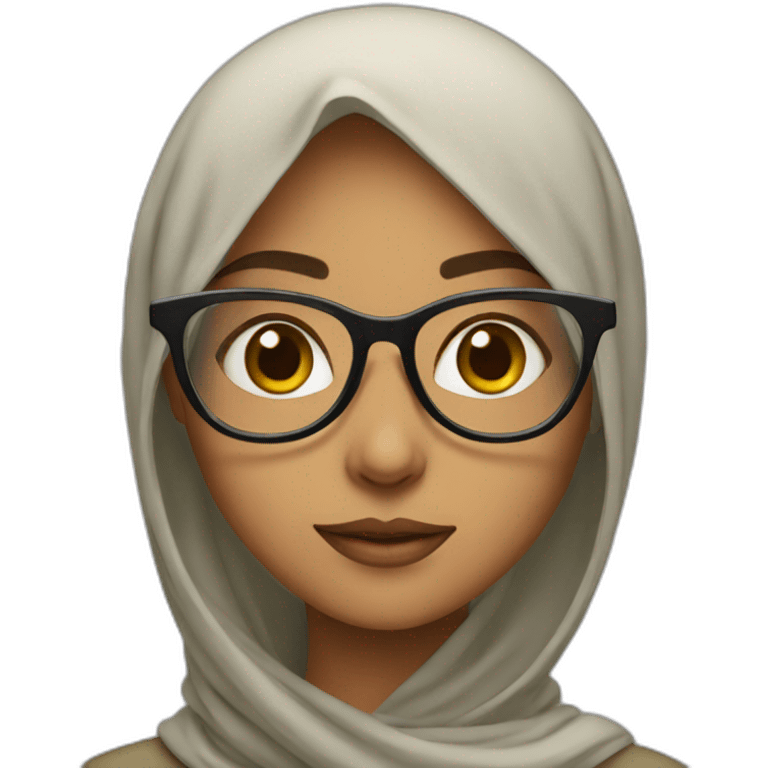 muslim-girl-with-glasses emoji