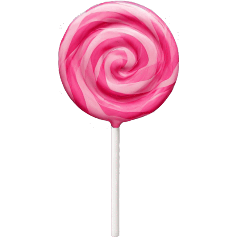 Pink lollipop emoji