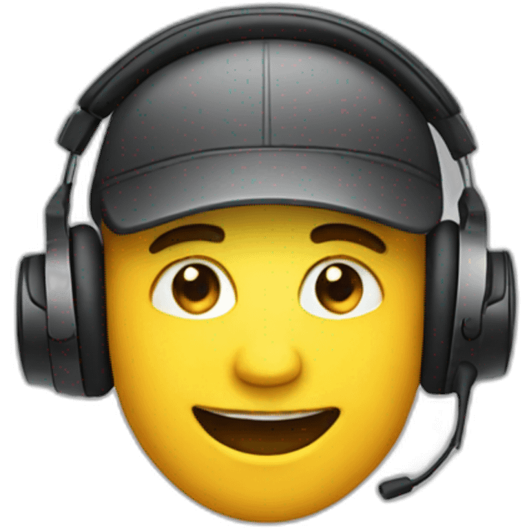 Disc jockey emoji