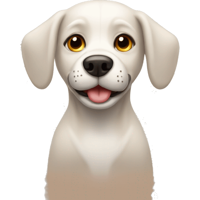 Dog saying Good morning  emoji