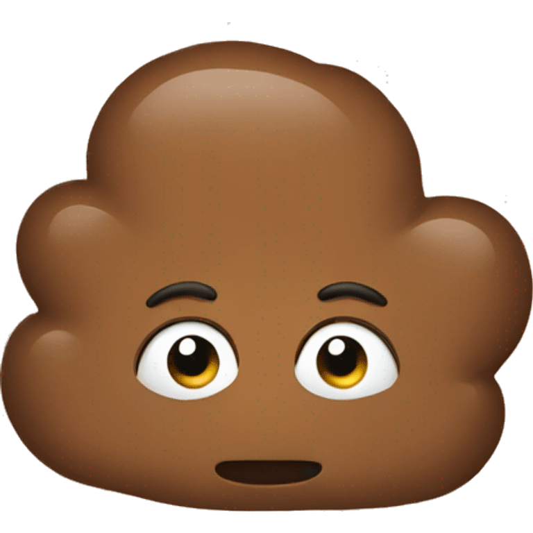 brown puddle  emoji