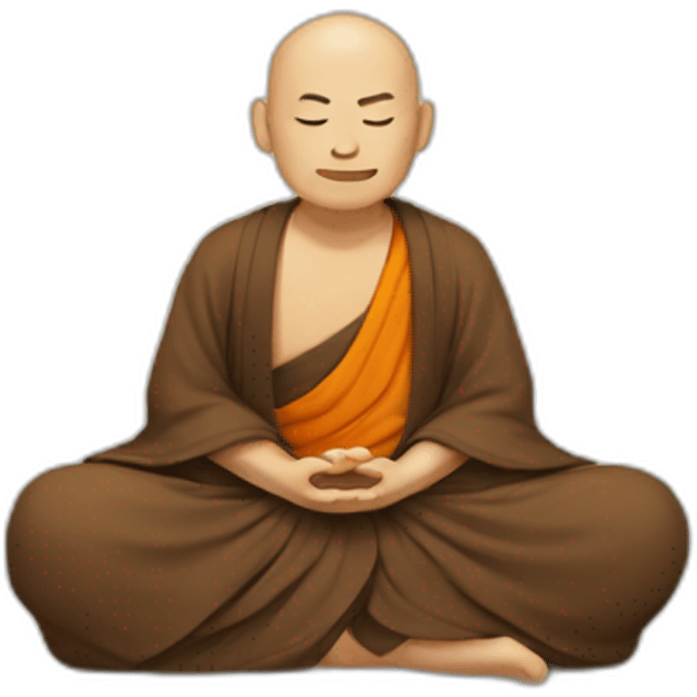 zen monk emoji