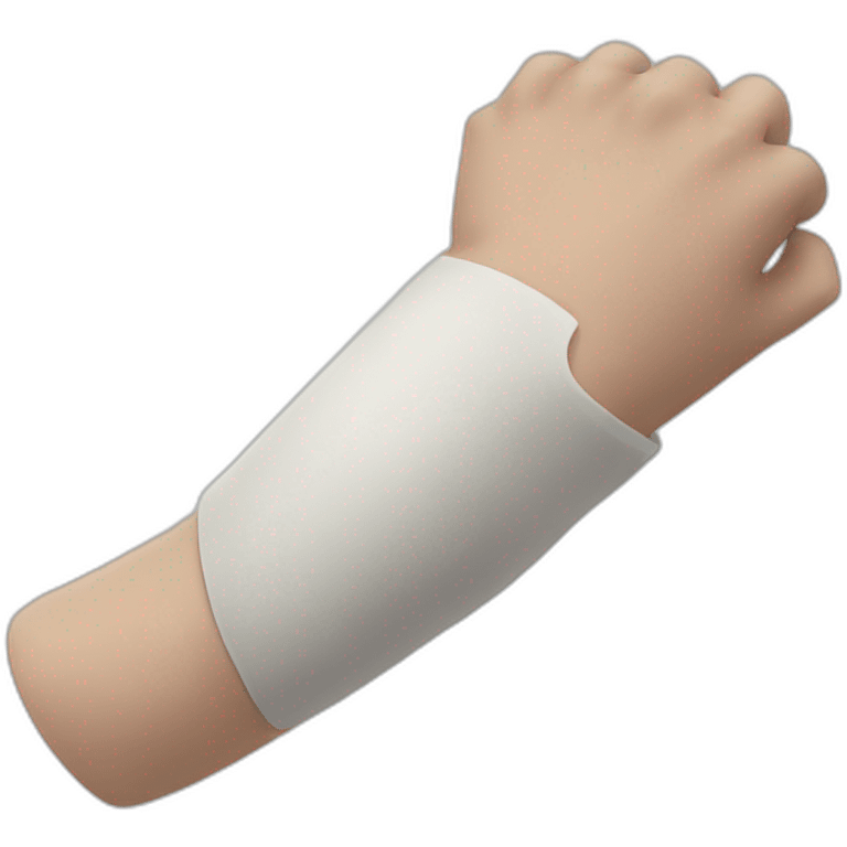 arm in a cast emoji