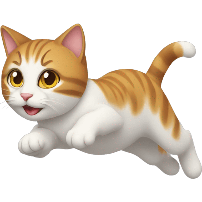 a flying cat emoji