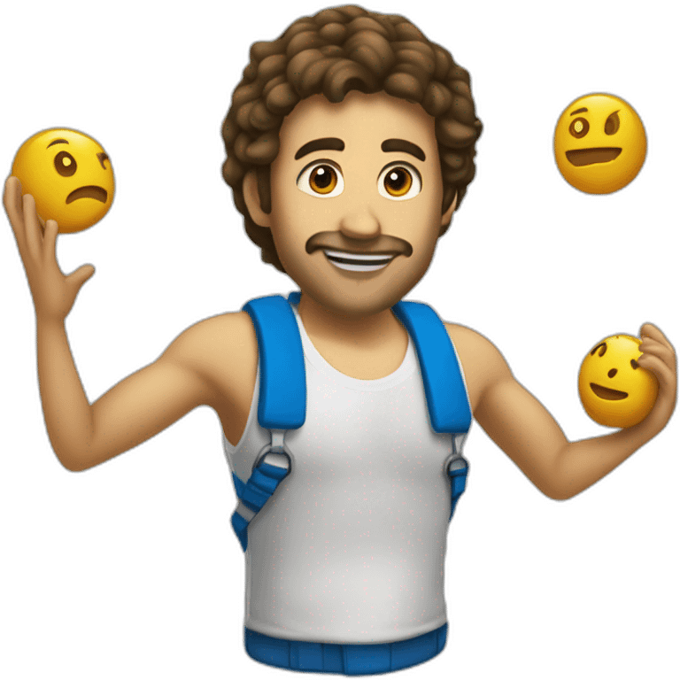 une wii avec des bras et des jembe emoji