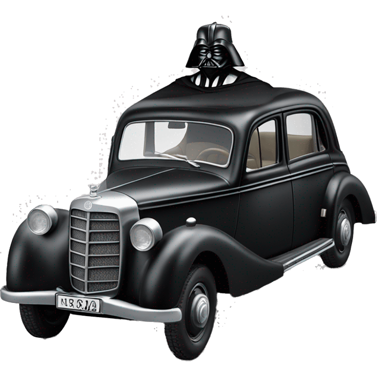  Darth Vader’s 1943 WW2 Mercedes German Staff Officer’s 4-door Car emoji