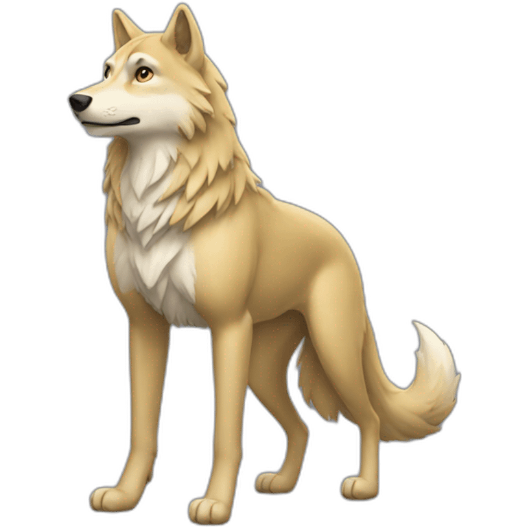 Loup d or emoji