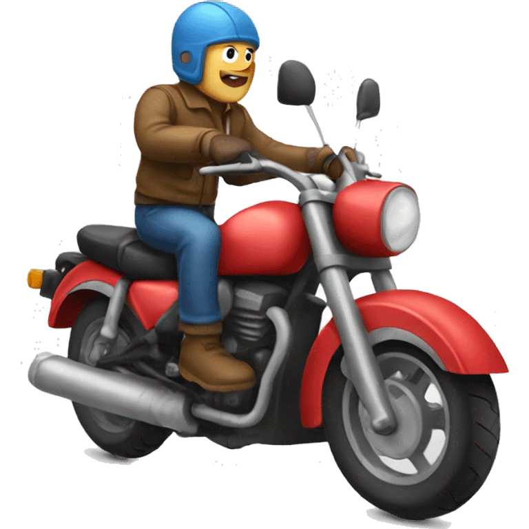 Moto delivery emoji