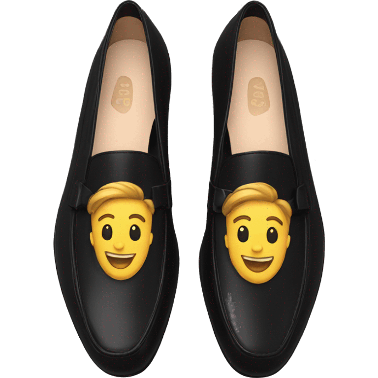 Loafers black emoji