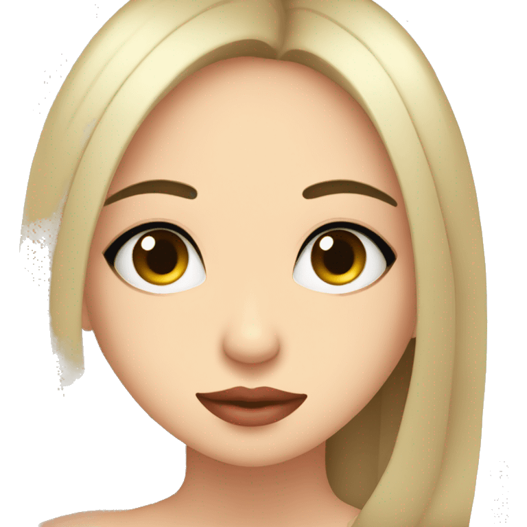 Payasito estilo aesthetic minimalista con ojos de enamorado  emoji