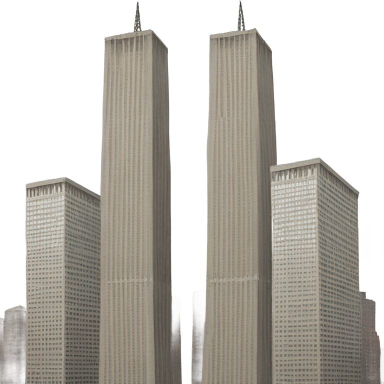 Two twin towers  emoji