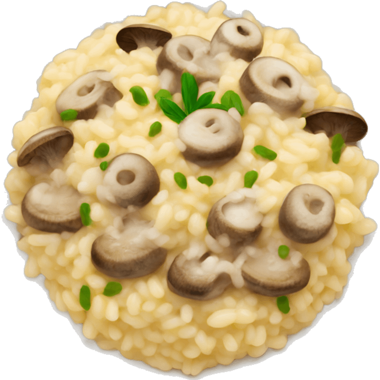 Risotto with mushrooms  emoji