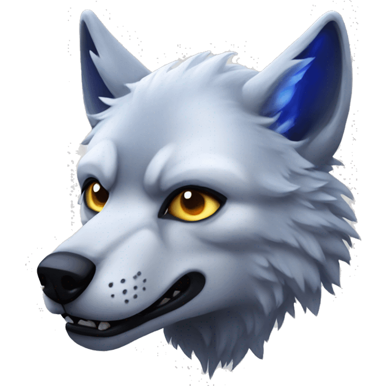 Galaxy space wolf emoji