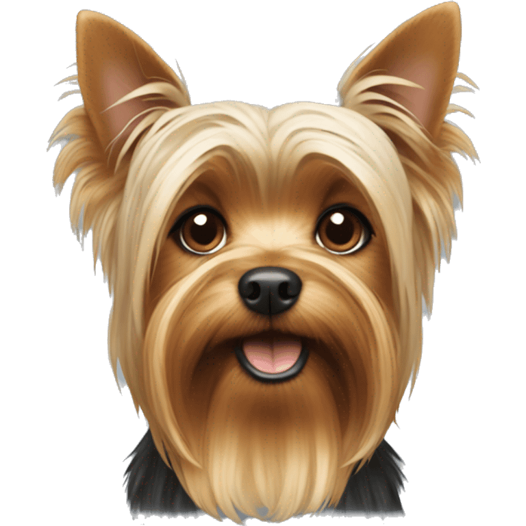 Yorkshire Terrier With hanging ears emoji