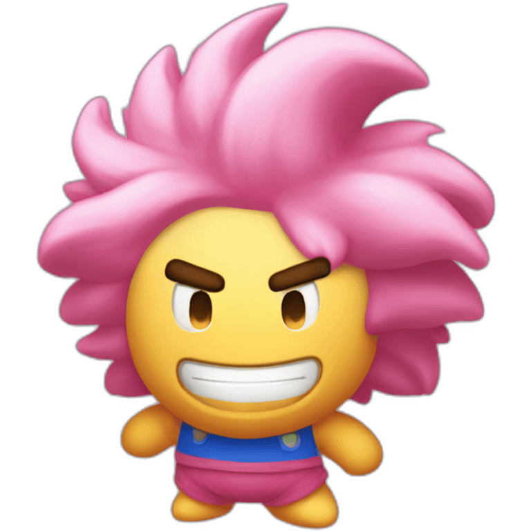 Kirby super sayan emoji