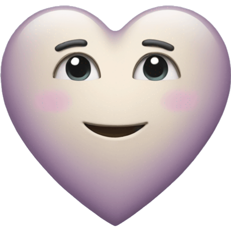 lavender heart emoji