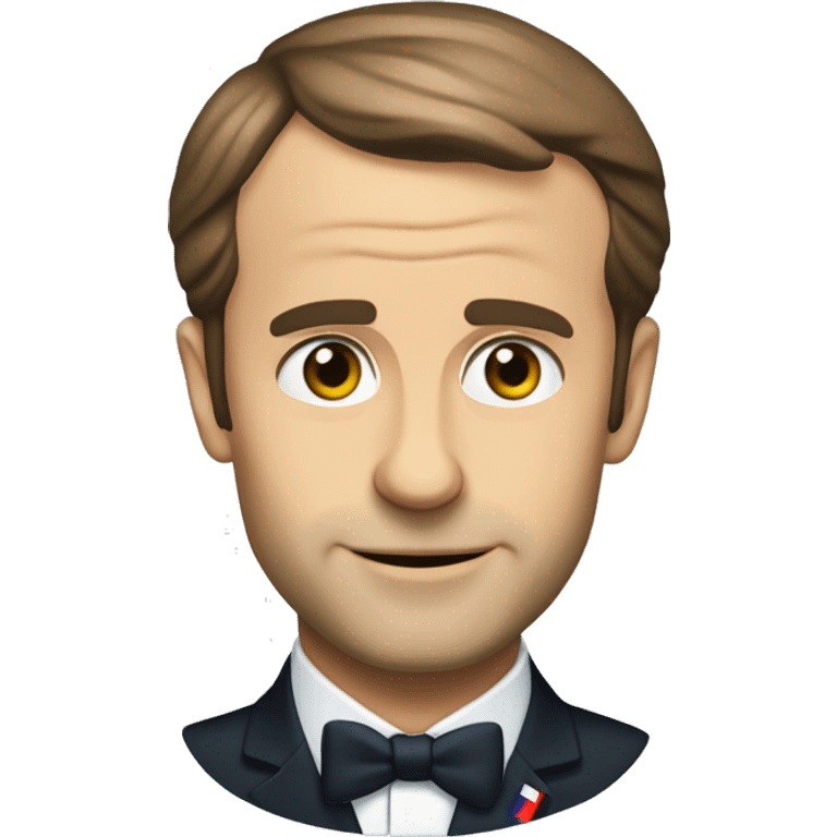 Macron avec un cafa emoji