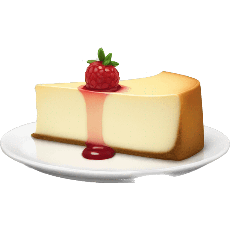 Cheesecake on a Plate emoji