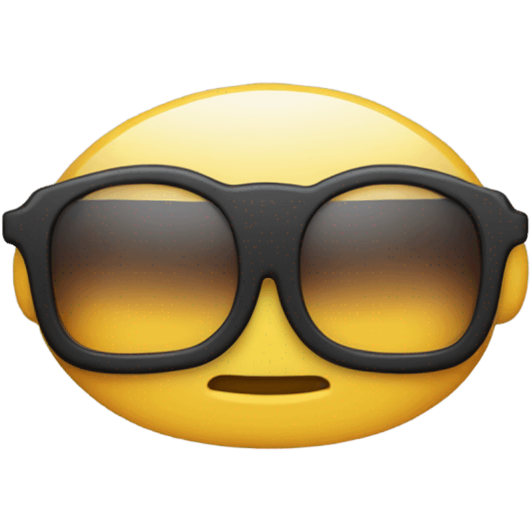 hazme un emoji con gafas de sol y con la lengua fuera y la cara torcida emoji