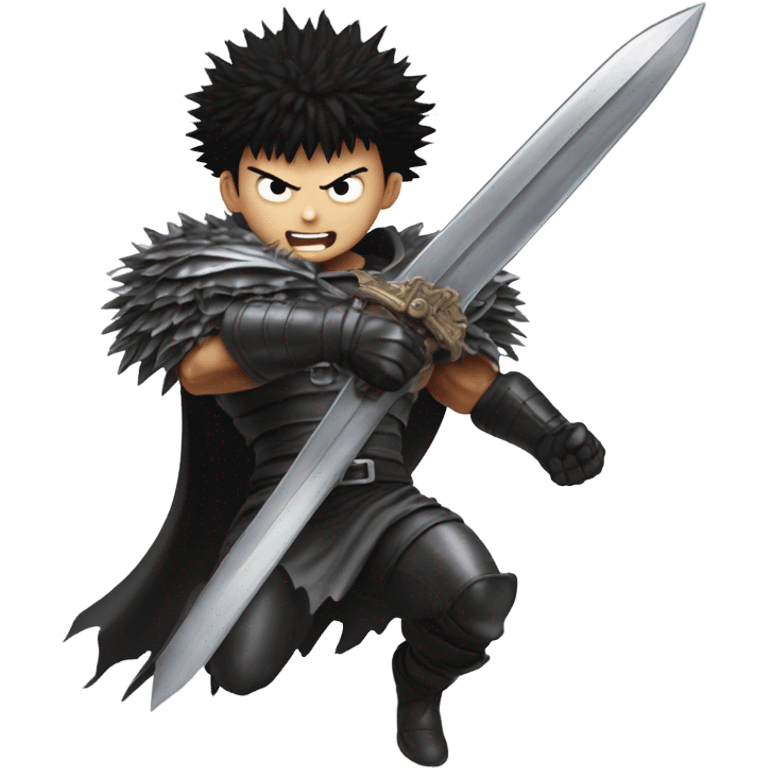 Guts from berserk jumping emoji