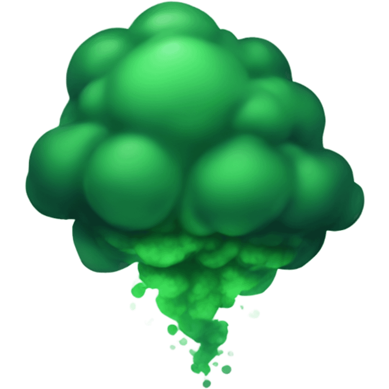 a murky green poisonous gas cloud emoji