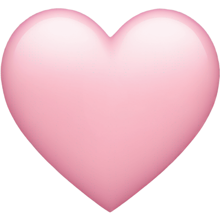 light pink heart emoji