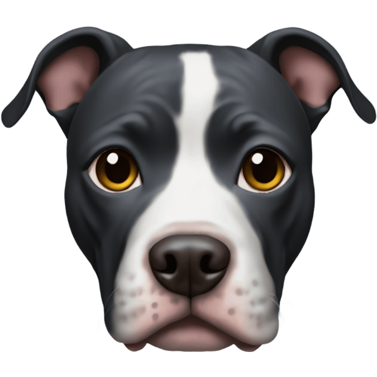 Black pitbull emoji