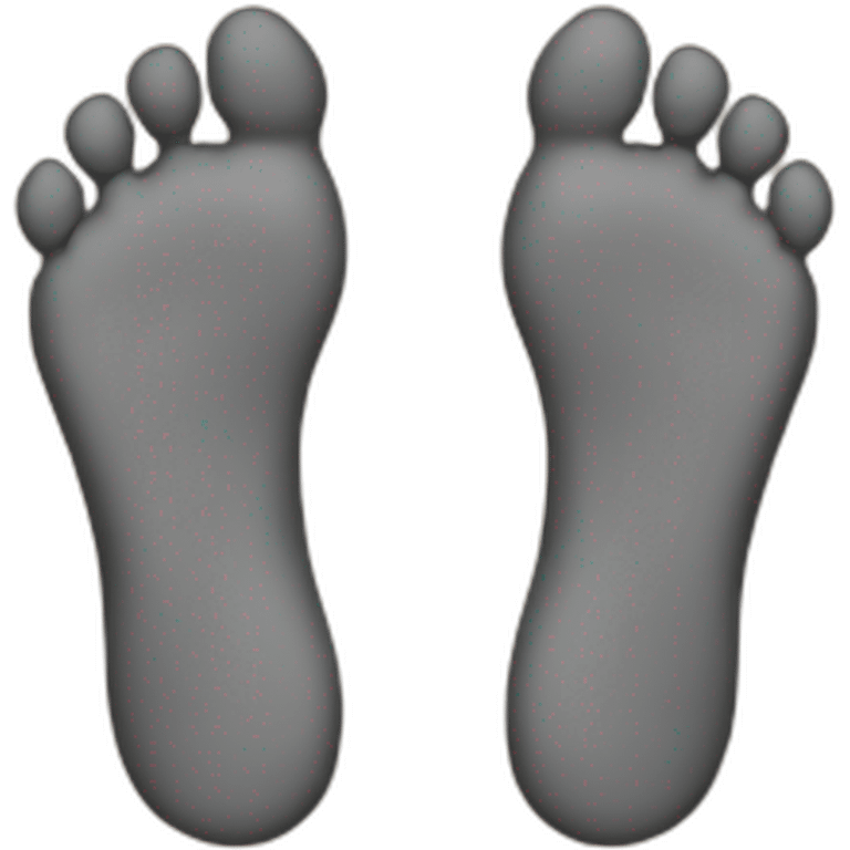 not an emoji but a photo of feet emoji