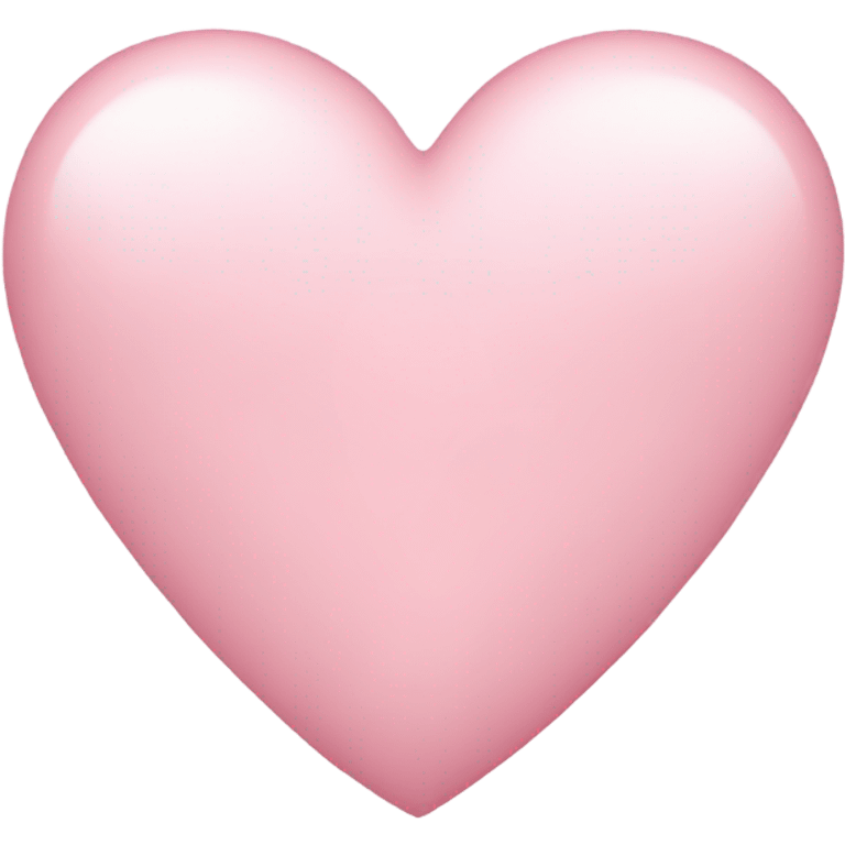 Light pink heart emoji