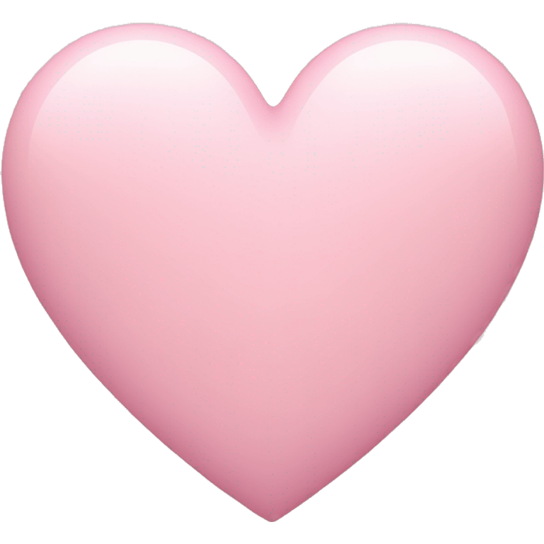 pastel pink heart emoji