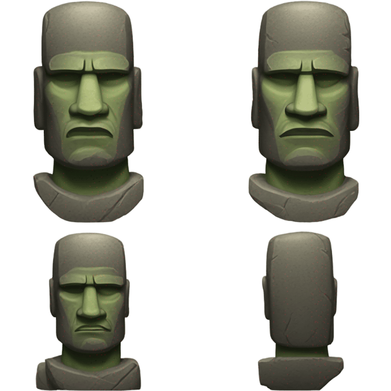 Moai hulk emoji