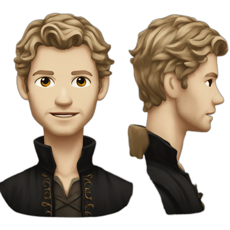 Klaus mikaelson Joseph morgan realistic detailed emoji